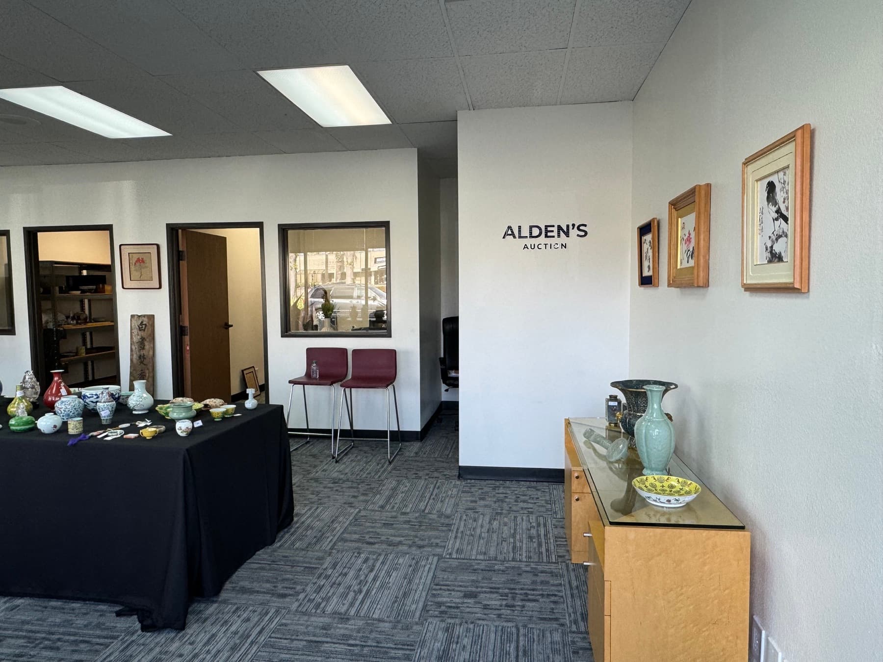 Suite 103 entrance at Alden's Auction Auction